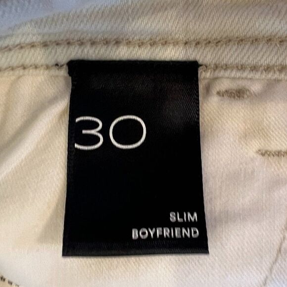 Pilcro and the Letterpress Off White Tan Embroidered Jeans Size 30 NWT - Picture 13 of 16